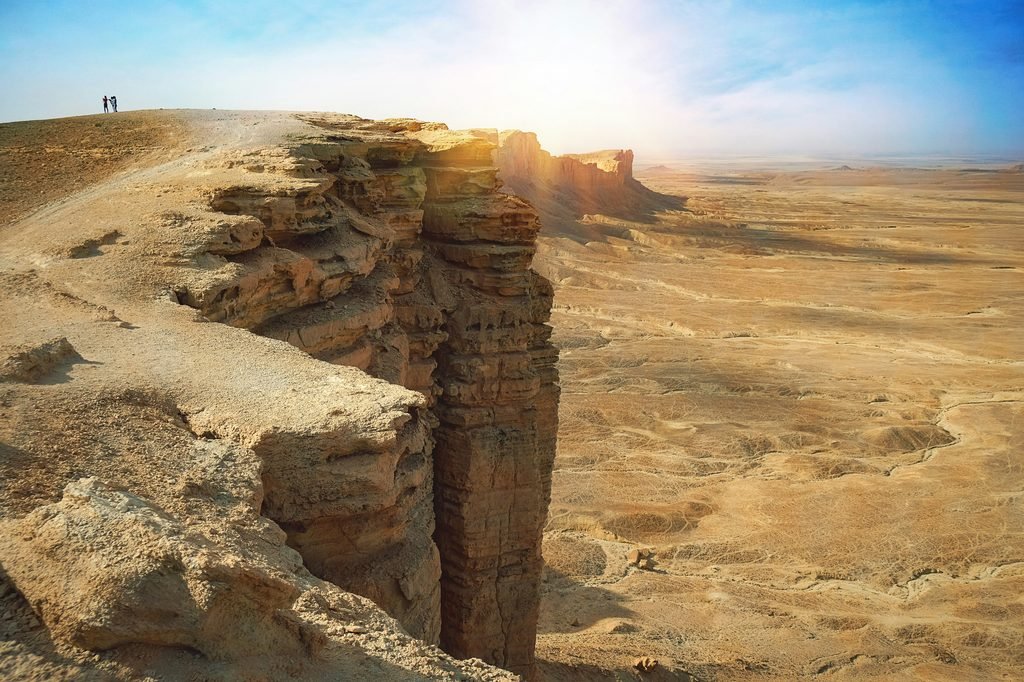 Edge of the World near Riyadh Saudi Arabia
